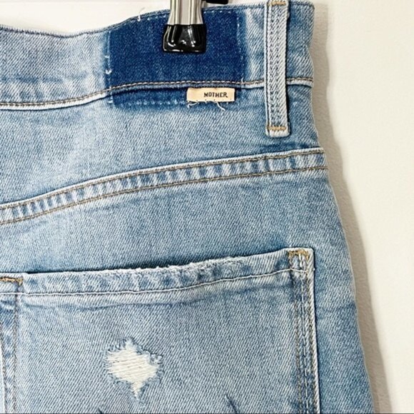 Mother Superior NWT Hiker Hover Undone Hem Jeans On My Knees Size 34 - Picture 9 of 16